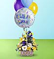 The FTD� Baby Boy Bouquet with Balloons